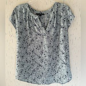 41 Hawthorn Grey V-Neck Blouse Women’s XL